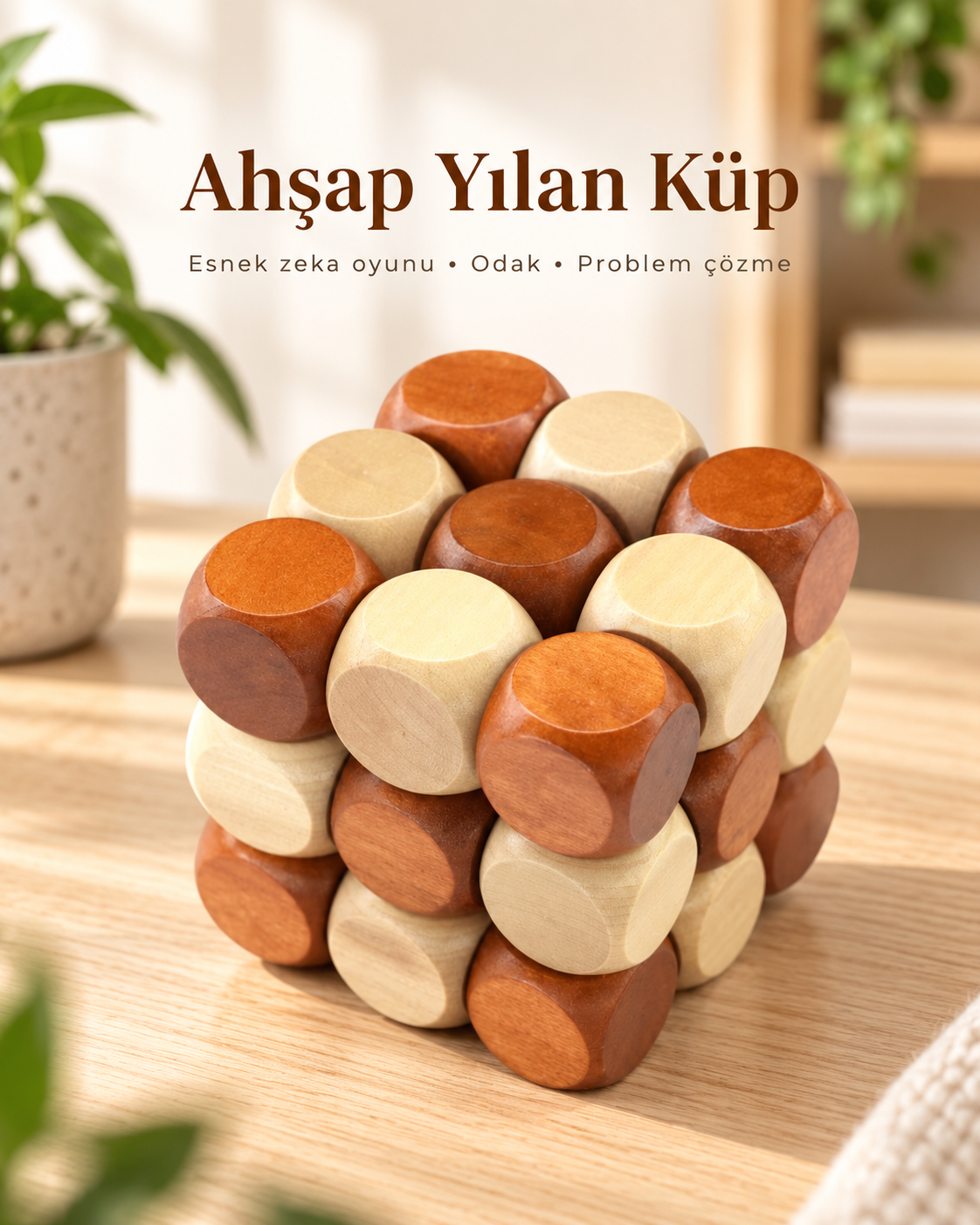 Ahşap Yılan Küp
