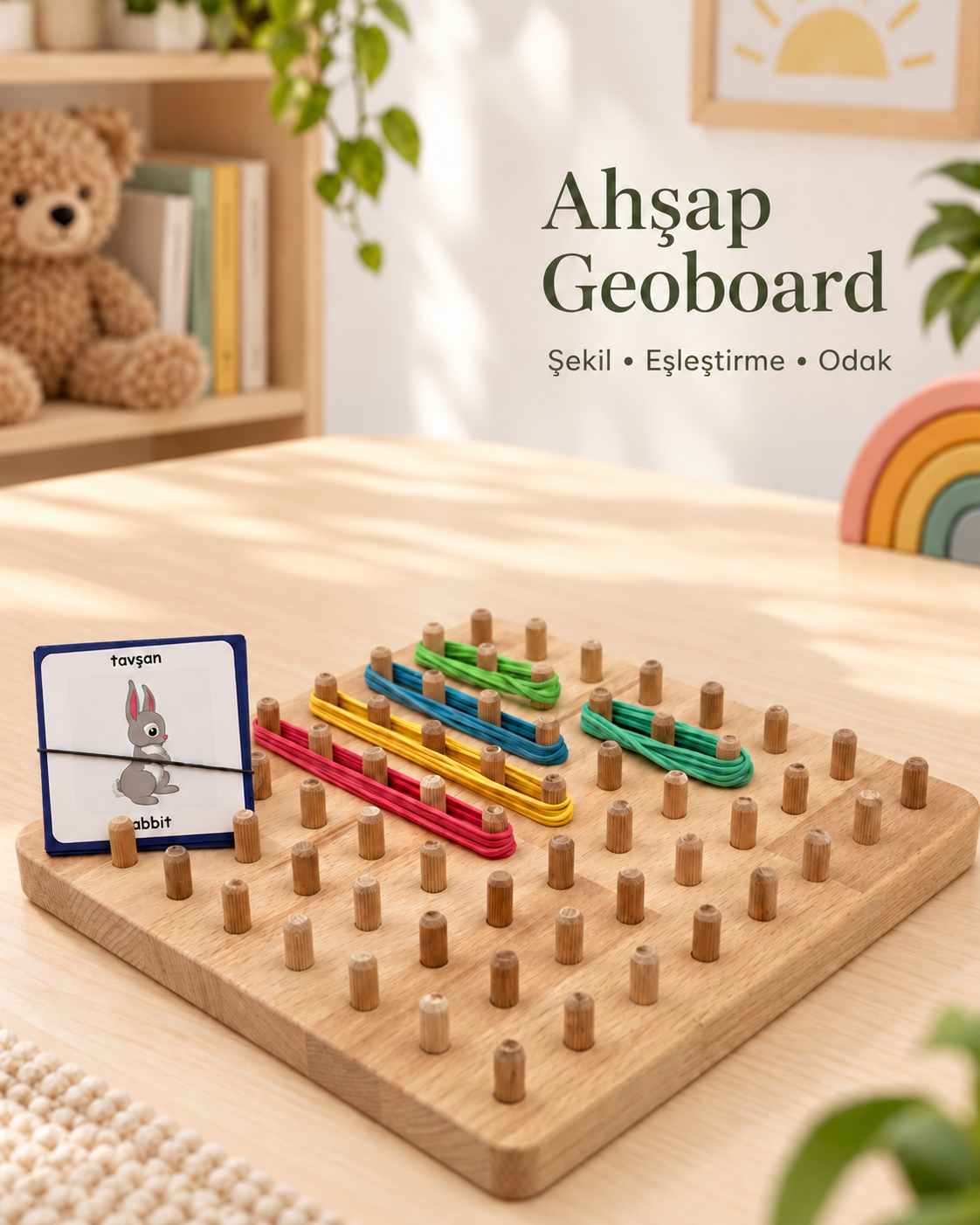 Ahşap Geoboard