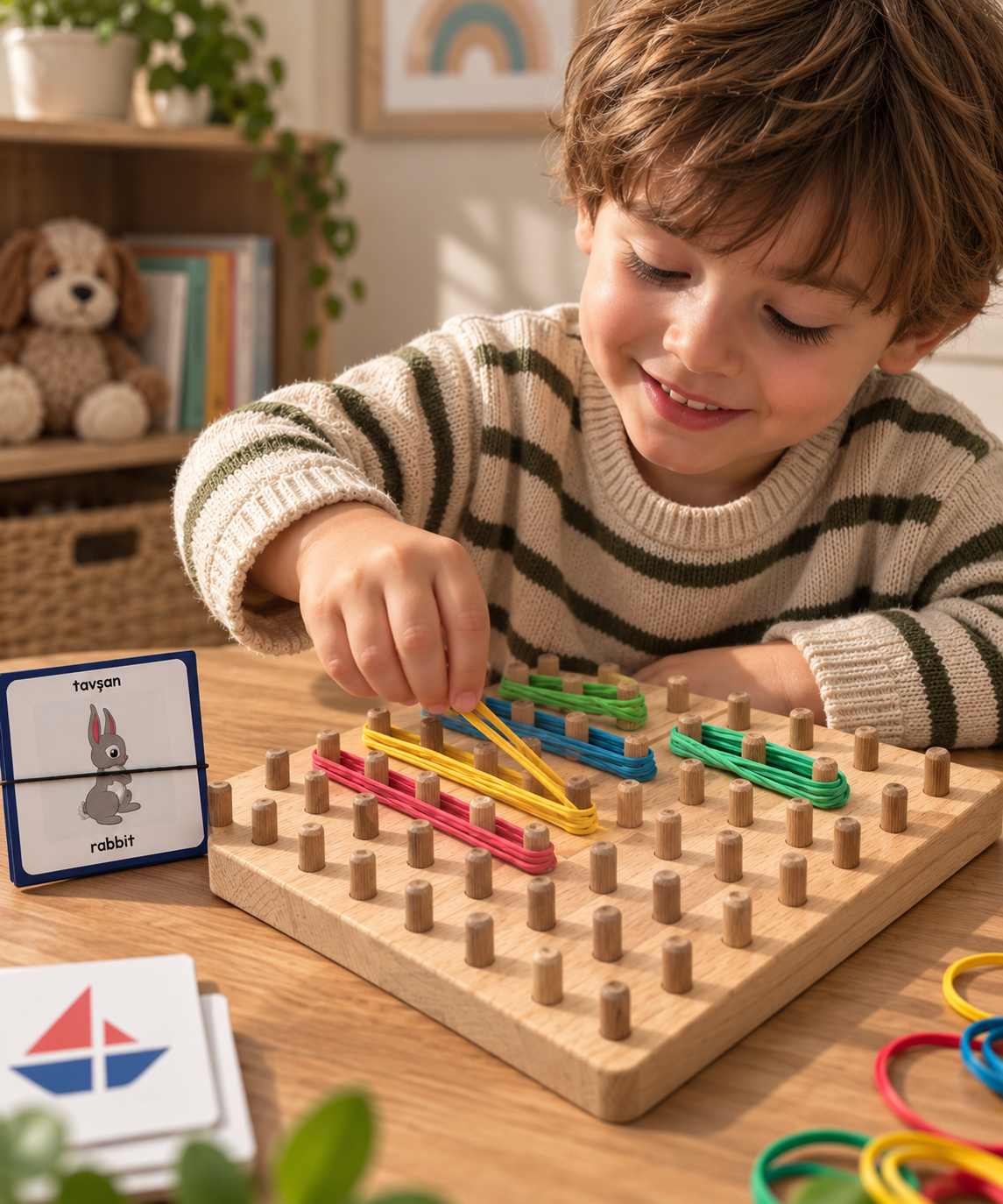 Ahşap Geoboard